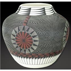 Acoma Pottery Jar- H. Poncho