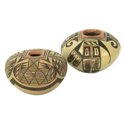 2 Hopi Pottery Jars- Adelle & Elva J. Nampeyo