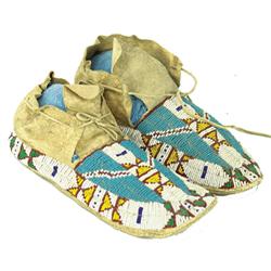 Sioux Beaded Moccasins