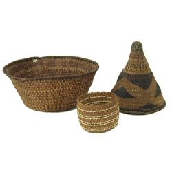 3 Northwest Coast Baskets