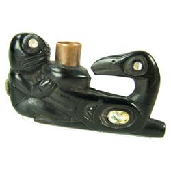 Tlingit Carved Pipe