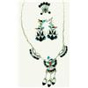 Image 1 : Zuni Inlay Necklace Set