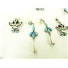 Image 5 : 5 Pair Zuni Inlay Earrings