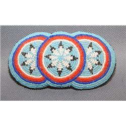 PLAINS BEADED HAIR BARRETTE