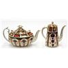 Image 3 : Crown Derby ''Old Imari'' beverage pots