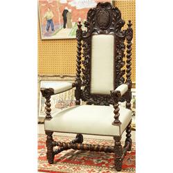 Renaissance style arm chair