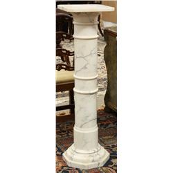 Italian marble pedestals