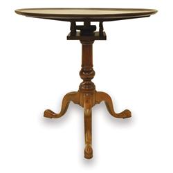 Chippendale bird cage tea table