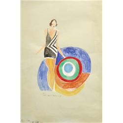 Painting, Sonia Delaunay, Christian Dior