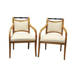 Biedermeier armchairs