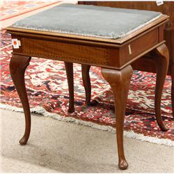 Chippendale style sewing stool