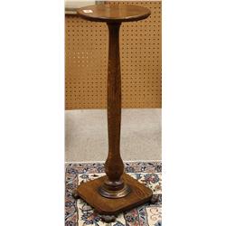 Oak plant stand