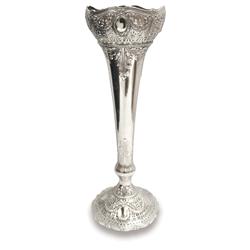 Shreve & Co sterling vase
