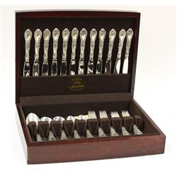 Alvin sterling flatware service
