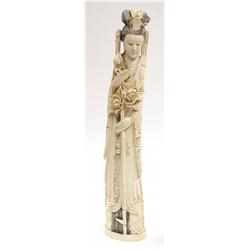 Chinese Large Ivory Celestial Beauty