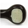 Image 4 : Chinese Wood Scepter with Jade Plaques