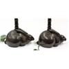 Image 5 : Pair Japanese Large Rabbit Candle Prickets/Lamps