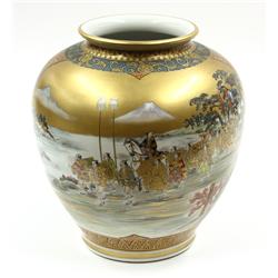 Japanese Large Kutani Vase, Daimyo
