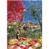 Image 1 : Marc Chagall Lithograph "Lovers Over The City"