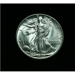 1945-s Walking Liberty Half Dollar Grades Choice Uncirculated ms64