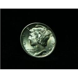 1945-d Liberty Head 'Mercury' Dime 10c Grades gem uncirculated ms65 FSB