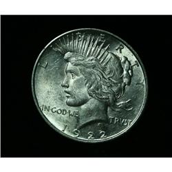 1922-d Peace Dollar Grades Choice Uncirculated ms64
