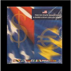 2002 50 State Quarters and Euro Coin Collection, Unopened