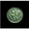 Image 1 : 1866 Three Cent Nickel 3c grades au50