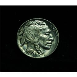 1936-p Buffalo Nickel Grades Choice Uncirculated ms64