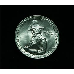 1920 Pilgrim Tercentenary Commemorative Half Dollar Grades Gem Uncirculated ms65