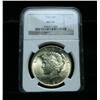 Image 1 : NGC 1924-p Peace Dollar Graded Choice Uncirculated ms64  NGC