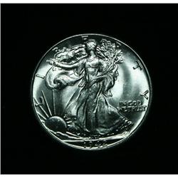 1942-p Walking Liberty Half Dollar 50c Grades Choice Uncirculated ms64