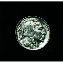 1935-p Buffalo Nickel 5c Grades Choice Uncirculated ms64