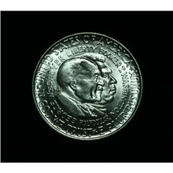 1954-p Washington/Carver Commemorative Half Dollar grades ms64