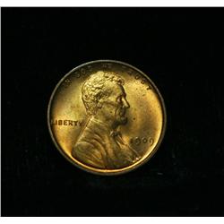 1909 V.D.B. Lincoln Cent 1c grades ms66 RD Red