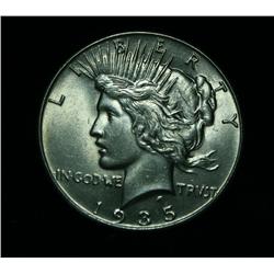1935-p Peace Dollar Grades choice uncirculated ms64+  PQ