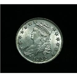 ***RARE   1822 Capped Bust Half Dollar 50c Grades ms64++ PQ   o-108a  RARE***