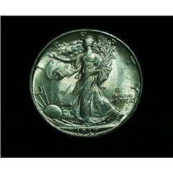 1937-s Walking Liberty 50c Grades Choice Uncirculated ms64++PQ