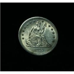 1877-s Liberty Seated Quarter 25c Grades Choice Uncirculated ms64++PQ