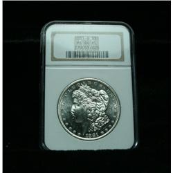 NGC 1881-s Morgan Dollar Graded Choice Uncirculated ms64  PL  Proof Like!