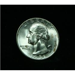 1951-s Washington Quarter 25c Grades Gem Uncirculated ms66++PQ