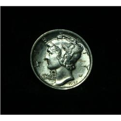 1925-p Liberty Head 'Mercury' Dime 10c Grades Choice Uncirculated ms64 FSB