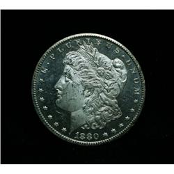 **Highlight TOP 100 DMPL 1880-cc 8/7 Morgan Grades ms64 DMPL   Overdate 8/7  RARE***