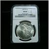 Image 1 : NGC 1884-o Morgan Dollar Graded Choice Uncirculated ms64  NGC