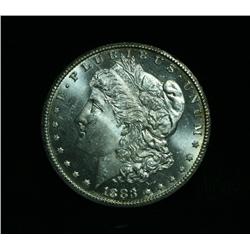 1883-cc Morgan Dollar Grades Choice Uncirculated ms64 DMPL
