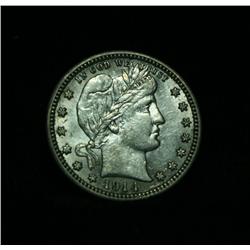 1914-p Barber Quarter 25c Grades au58/slider