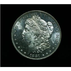 DMPL  1881-p Morgan Dollar $1 Grades Choice Uncirculated ms64 DMPL