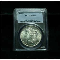 PCGS 1890-o Morgan Dollar Graded Select Uncirculated ms63  PCGS