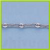 Image 2 : Genuine 16" 14kt Italian Gold-Yellow or White 3.0mm, Infinity Chain :8.2gr