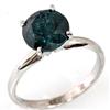Image 2 : Genuine 1.04 ctw Blue Diamond Ring 14kt White or Yellow Gold